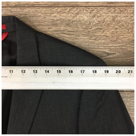 Alfani Mens Blazer Sport Coat Two Button Jacket Wool Size 42L Slim Casual Suits‎ - Picture 10 of 13